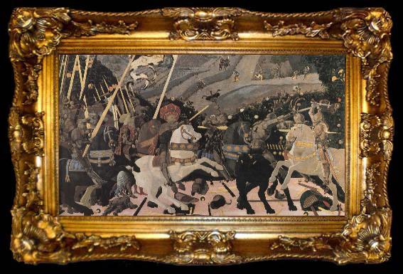 framed  unknow artist slaget vid san romano, ta009-2